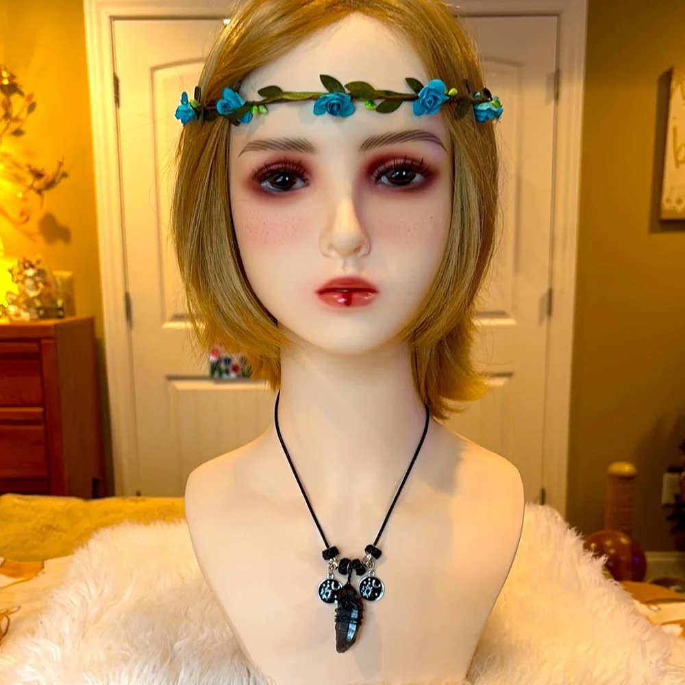 Goth Fairy Smoky Quartz Handcrafted Necklace - Picture 2 of 2